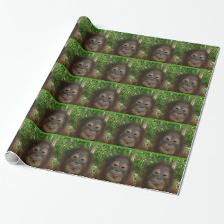 Orangutanansikte Presentpapper