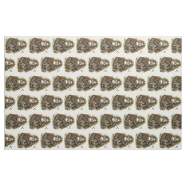 Orangutanbaby med löv tyg (Yard)