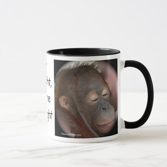 Orangutanbarns bön mugg (Höger)
