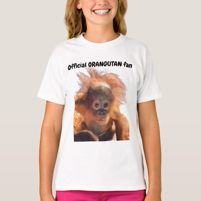 Orangutang fan t shirt (Framsida)