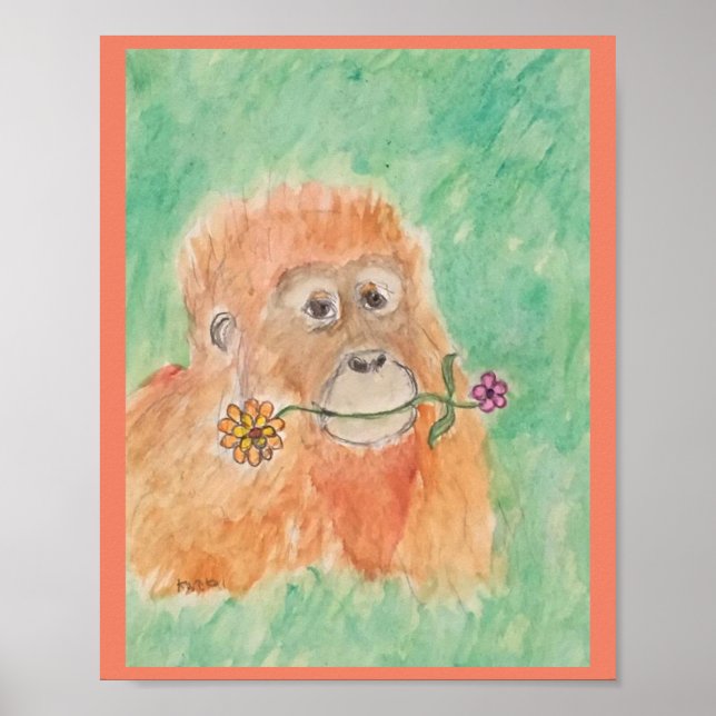 orangutang poster (Framsidan)