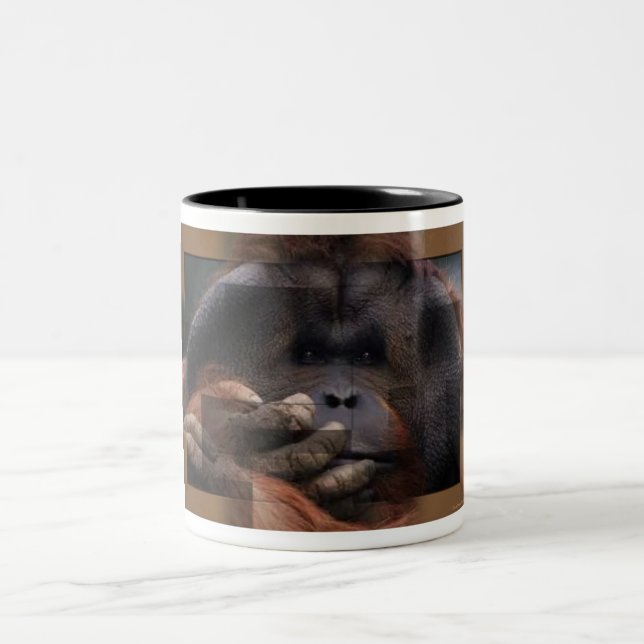 Orangutanmugg Två-Tonad Mugg (Center)