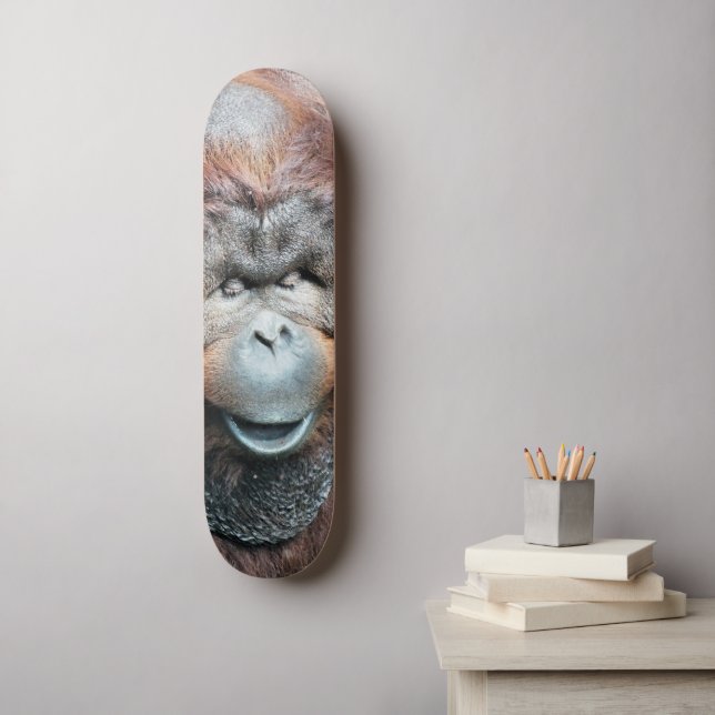 ORANGUTANS OLD SCHOOL SKATEBOARD BRÄDA 18 CM (Väggkonst)