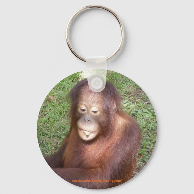 Orangutans Rädding Nyckelring (Framsida)