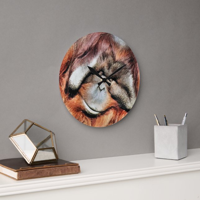 ORANGUTANS STOR KLOCKA (Kontor)
