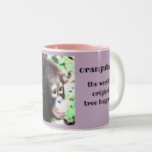 Orangutans Två-Tonad Mugg