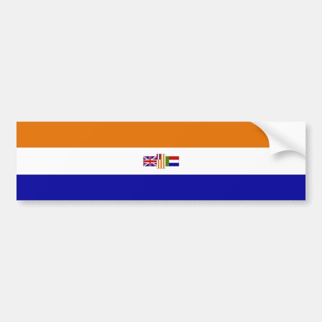 Oranje Blanje Blou bildekal (Framsidan)