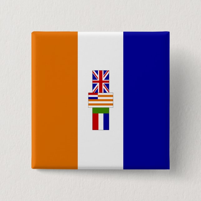 Oranje-blanje-blou Knapp (Framsida)