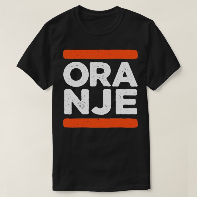 Oranje Nederländerna T Shirt (Design framsida)