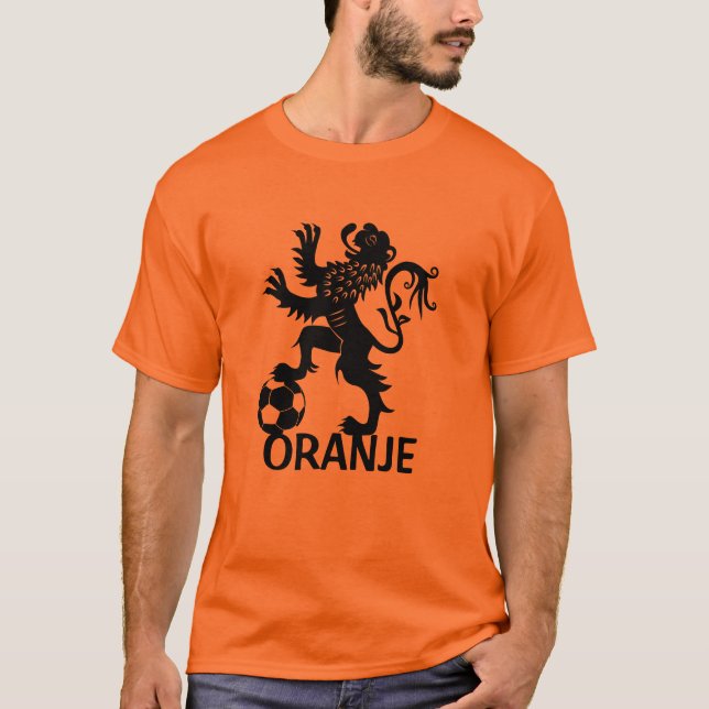 Oranje T-tröja - orange den kungliga holländska T-shirt (Framsida)