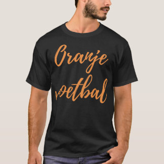 Oranje Voetbal Design T Shirt