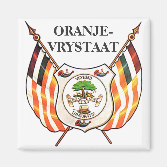 Oranje-Vrystaat Magnet (Framsidan)