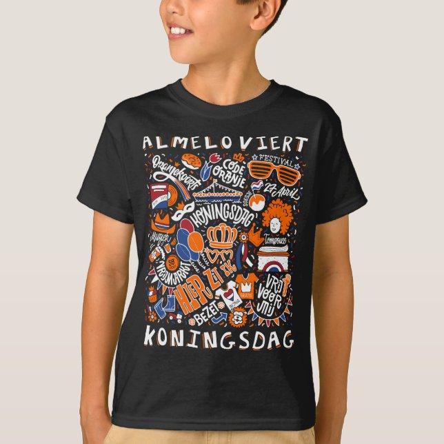 Oranjekoorts Almelo T Shirt (Framsida)