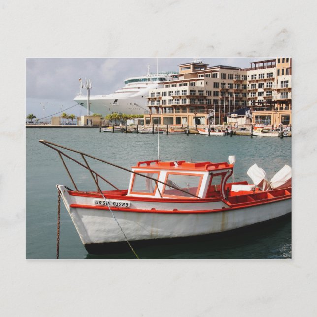 Oranjestad, Aruba, Karibien Vykort (Framsida)