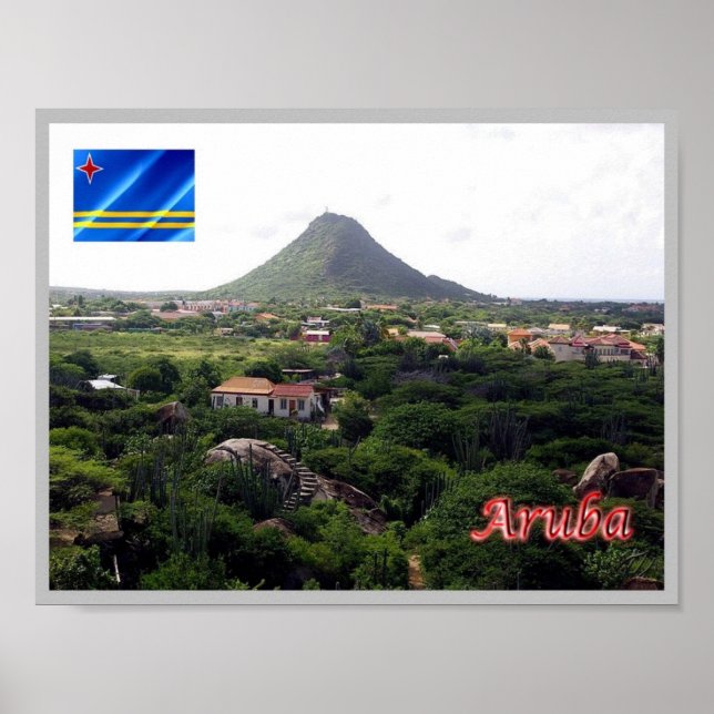 Oranjestad - Aruba - Poster (Framsidan)