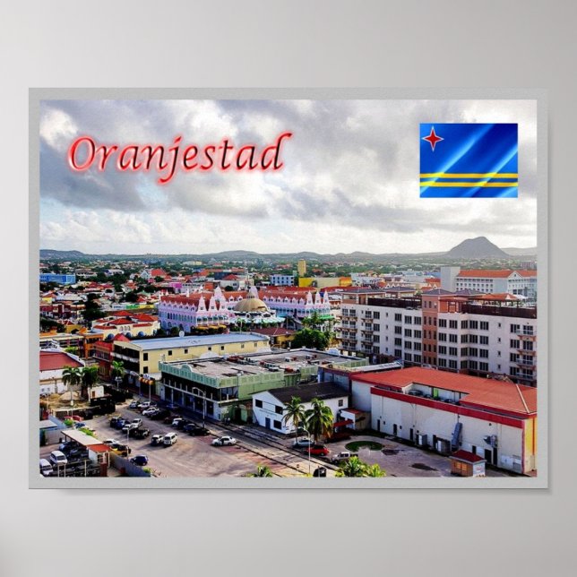 Oranjestad - Aruba Poster (Framsidan)