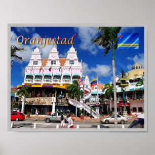 Oranjestad - Royalet Plaza - Aruba - Poster