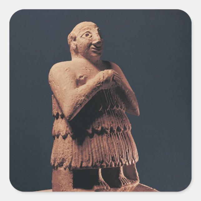 Orant, från Tello Fyrkantigt Klistermärke (Framsida)