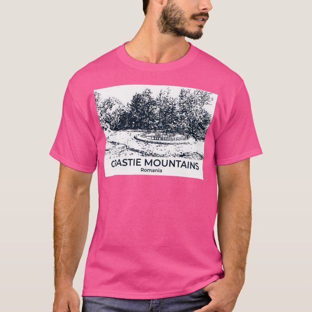 Orastie Mountains - Rumänien Active T Shirt (Framsida)