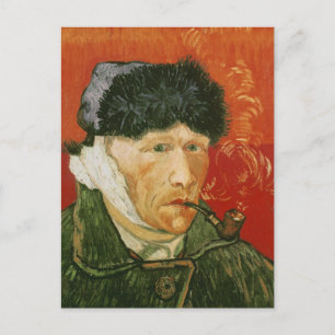 Örat med bandage och pipa, Vincent van Gogh Vykort