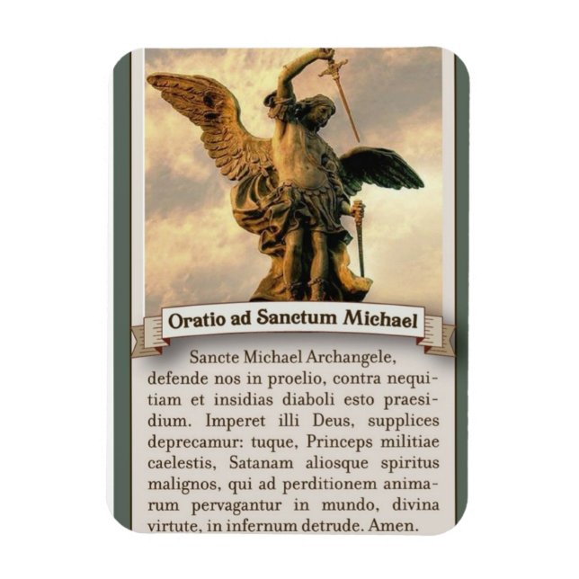 Oratio Ad Sanctum Michael Magnet (Vertikal)