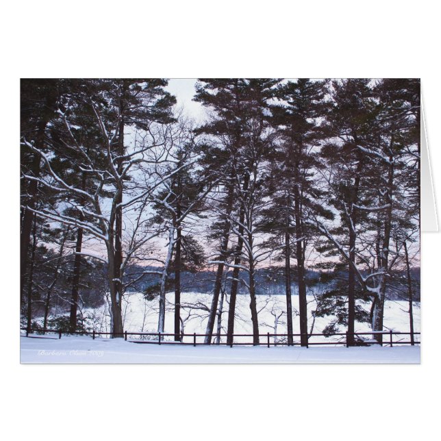 Oratorier, operas, i naturen. hälsningskort (Framsidan Horizontal)