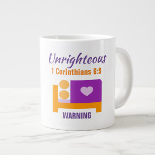 Orättfärdig - Jumbo Mugg