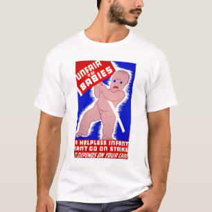 Orättvist till babyar 1938 WPA Tee Shirt