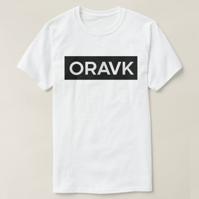 oravk t shirt (Design framsida)