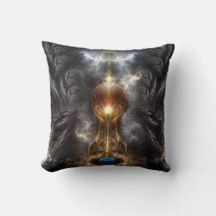 Orb för Light Fractal Art Mojo Pillow Kudde