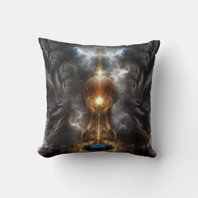 Orb för Light Fractal Art Mojo Pillow Kudde (Framsida)