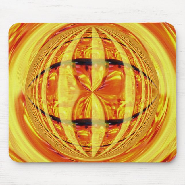 Orb Guld mousepad (vågrät) Musmatta (Framsidan)