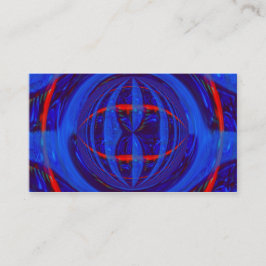 Orb Mörk blått affärskort Visitkort