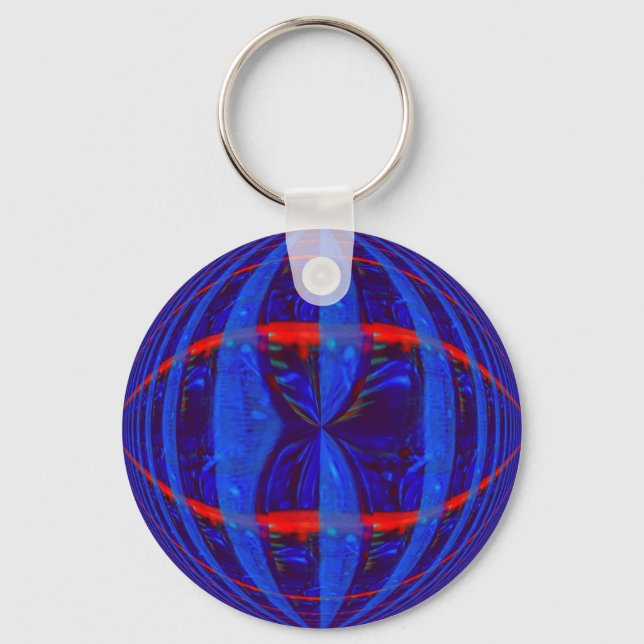 Orb, Mörk blått nyckelkedja Nyckelring (Framsida)