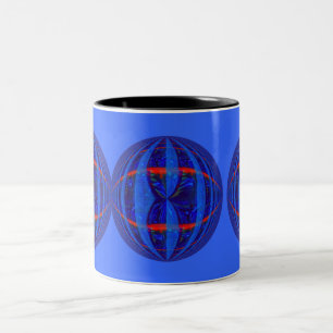 Orb Mörk blått Round mugg blue