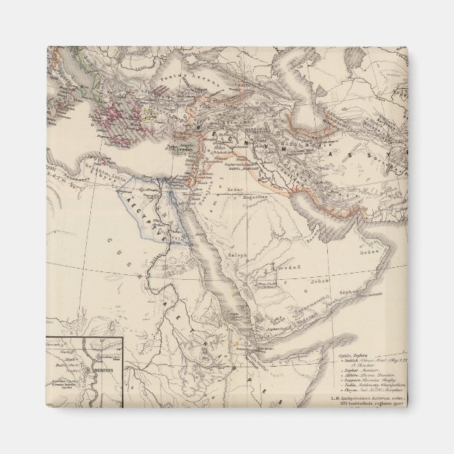 Orbis terrarum regni Assyrii tempore Magnet (Framsidan)