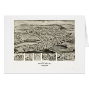 Orbisonia & stenbacke, panorama- karta för PA - Hälsningskort
