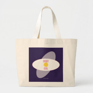 Orbit Girl — 90-tals Maximalist Shoppingbag Retr Jumbo Tygkasse