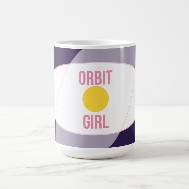 Orbit Girl — 90s Maximalist Mug | Retro Bedrm  Kaffemugg (Center)