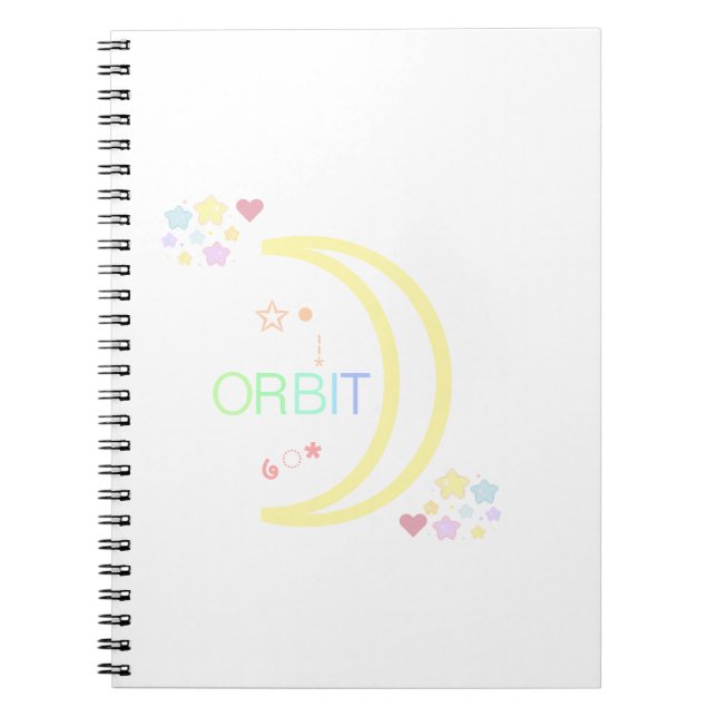 Orbit Kpop Cute Loona Tonåring estetiskt Anteckningsbok (Framsidan)