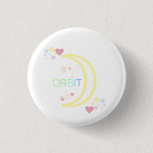 Orbit Kpop Loona Cute Tonåring estetiskt Knapp