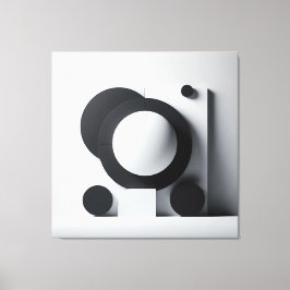 Orbit of Silent Contrast Canvastryck