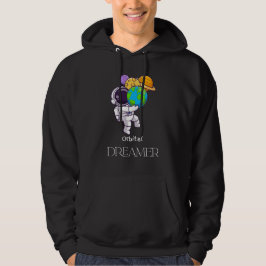 Orbital Dreamer Astronaut Space Älskare Hoodie