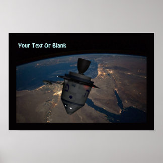 Orbital Dreidel Poster