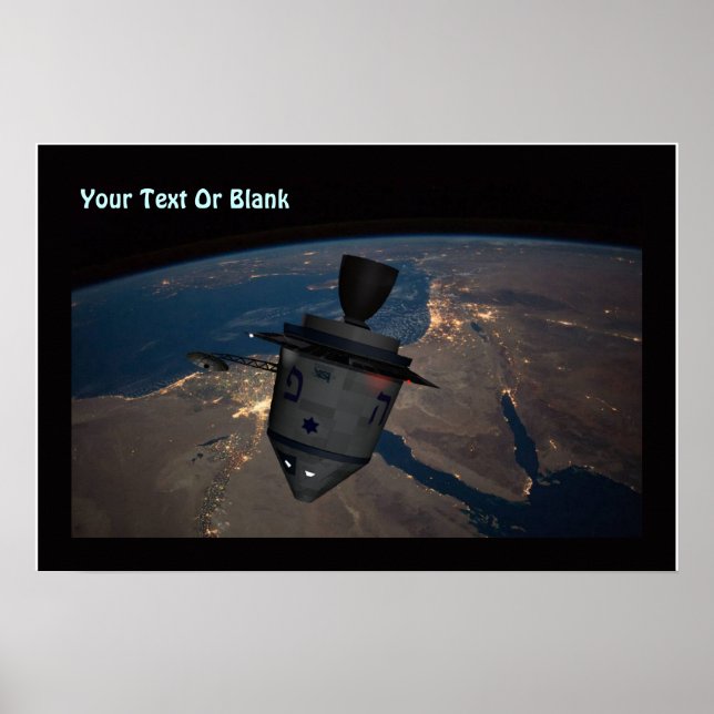Orbital Dreidel Poster (Framsidan)