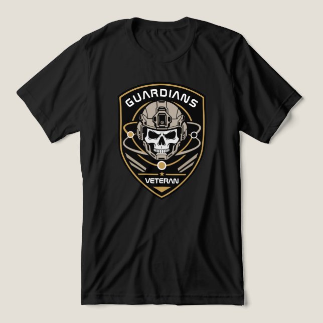 Orbital Guardian Veteran Stolt Crests T Shirt (Design Framsida)