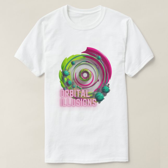 Orbitala illuationer - Orbitande drömmar T Shirt (Design framsida)