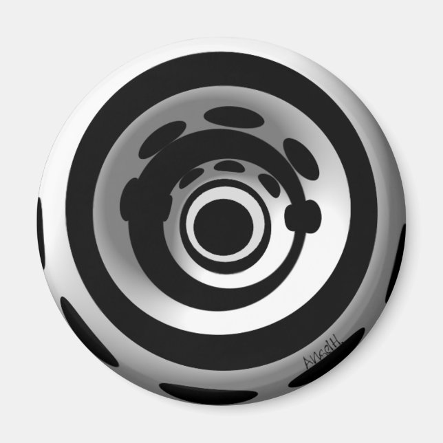 Orbitande Hjul magnet (Framsidan)