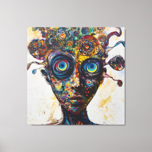 Orbitande intuition canvastryck