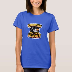 Orbitande min egen planet t shirt